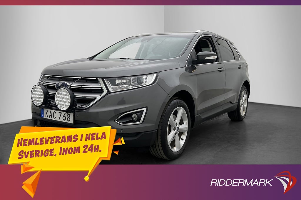 Ford Edge 2.0 Bi-Turbo AWD 210hk Titanium Kamera Navi Drag