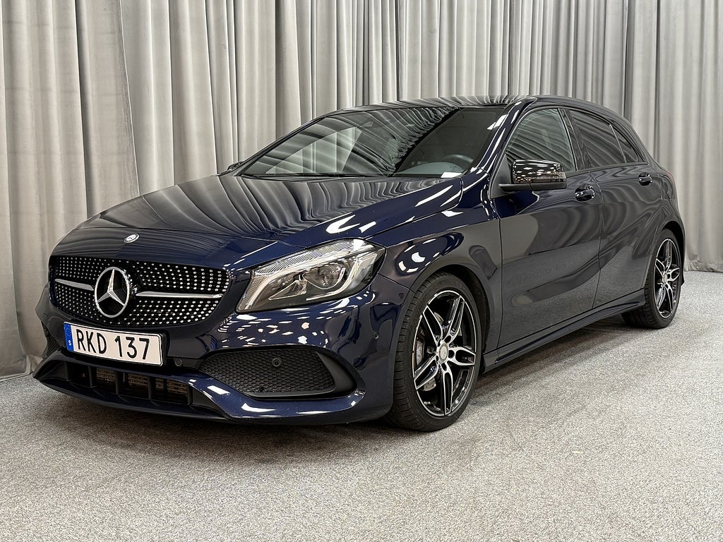Mercedes-Benz A 220 184HK AMG Sport 4Matic Värmare/Pano/H&K