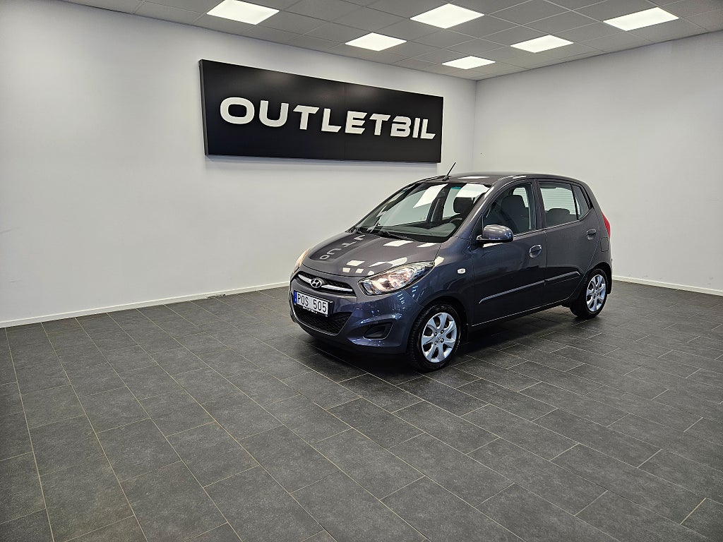 Hyundai i10 1.1 iRDE 69hk Premium Nybytt Kamrem Nybesiktad