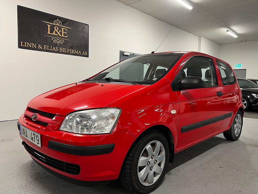 Hyundai Getz 1.1 1ÅRSGARANTI/1ÄGARE/FRILEVERANS/VÄRMARE