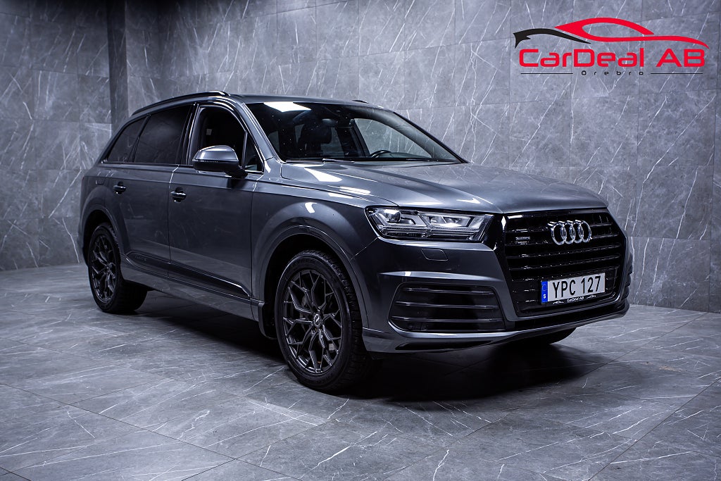 Audi Q7 3.0 TDI V6 Q S-Line Värmare Cockpit Kamera BOSE Drag