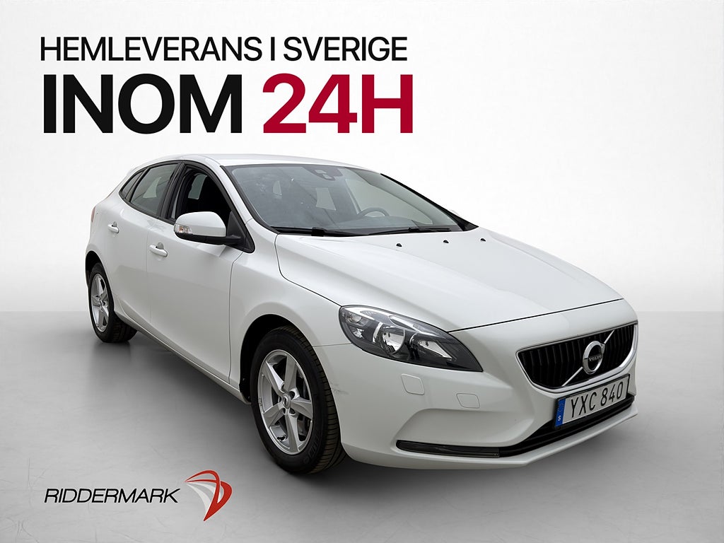 Volvo V40 T3 152hk Kinetic P-Sensorer Farthållare 2-brukare