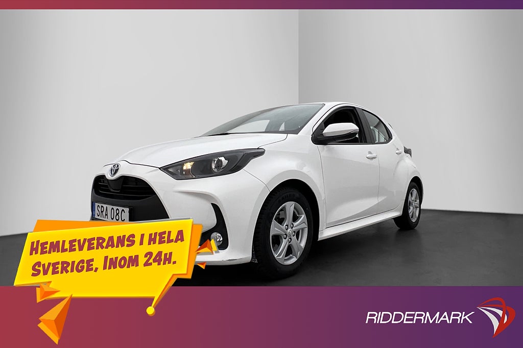 Toyota Yaris Hybrid 116hk Active Kamera Rattvärme Adp-Fart