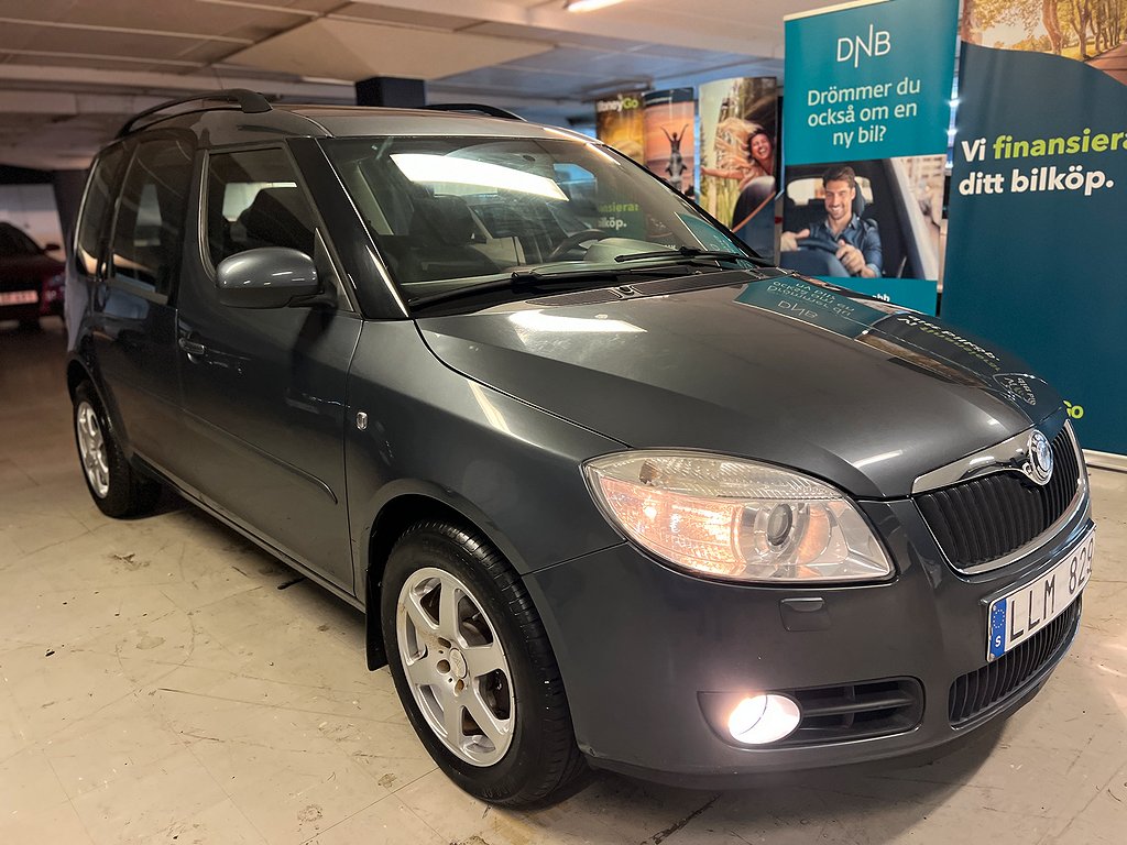 Skoda Roomster 1.4 (86hk)*600kr/mån*Nybesk*Panoram*