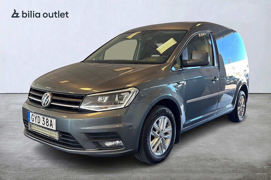 Volkswagen Caddy Van 2.0 TDI 102hk / Drag Värmare CarPlay Adapt farth