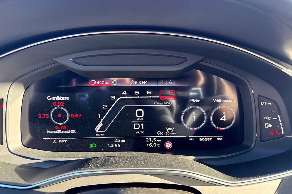 Audi RS7 Performance 630hk 22" RS-Design Pano RS-7R ABT MOMS/VAT 2025, bild 36