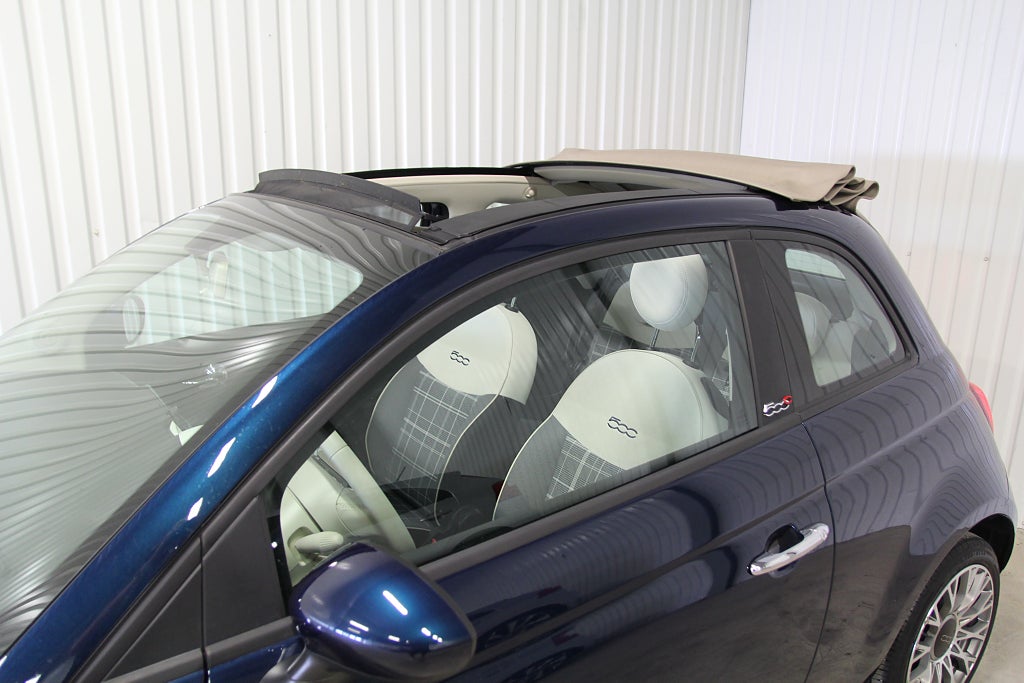 Fiat 500 500C Hybrid, cabriolet, mycket fint skick