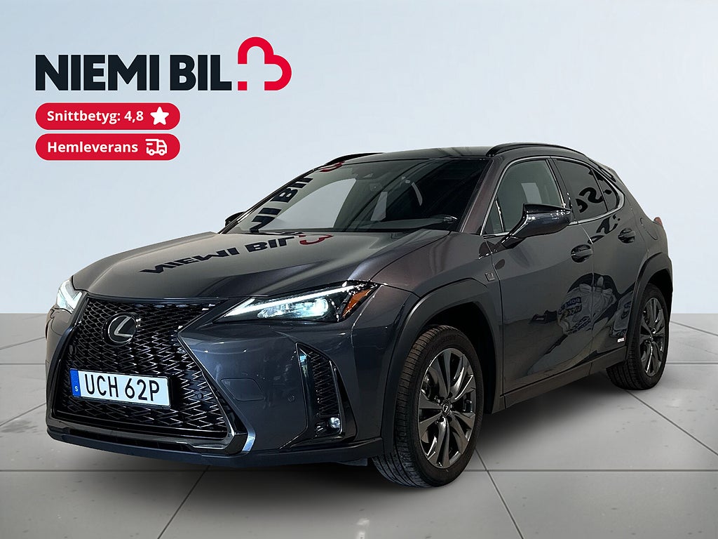 Lexus UX 250h E-Four CVT F Sport Mvärm Kamera GPS CarPlay SoV