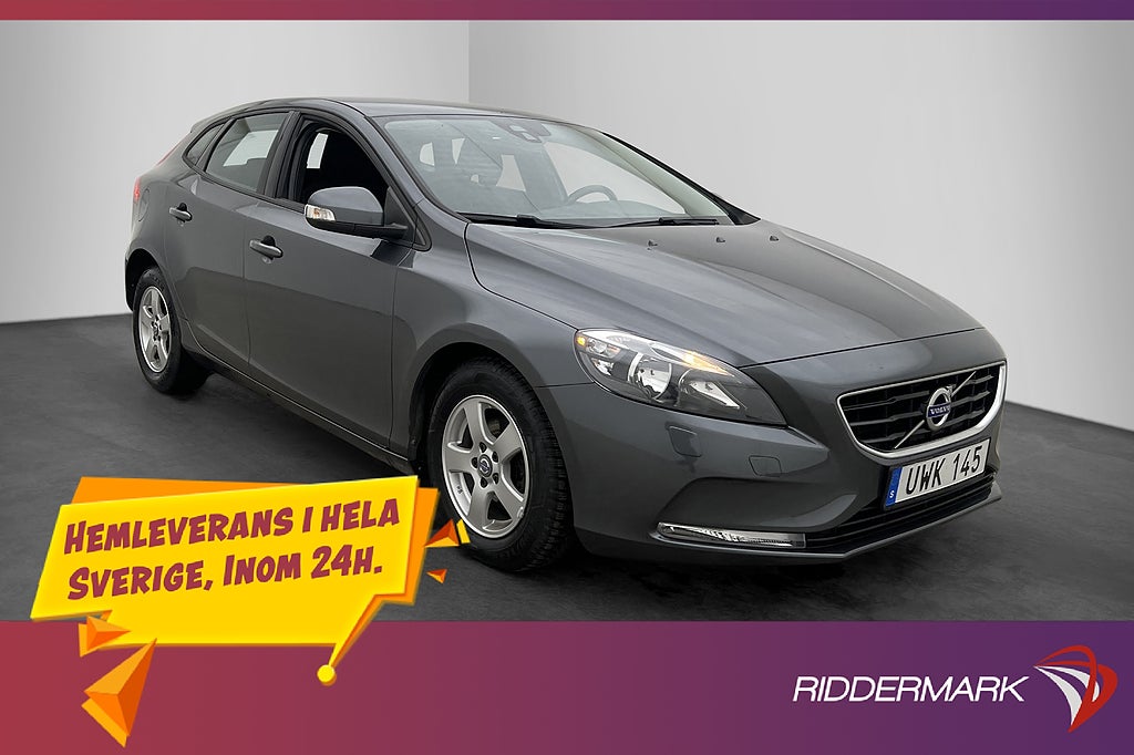 Volvo V40 D2 115hk Kamera Värmare P-Sensorer 0,36 L/Mil