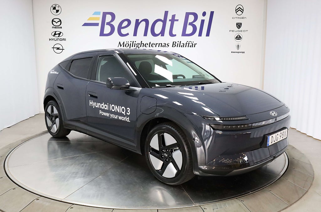 Hyundai Ioniq 3 Prime 61 kWh | DEMO | Stolsminne | 360°-kamera
