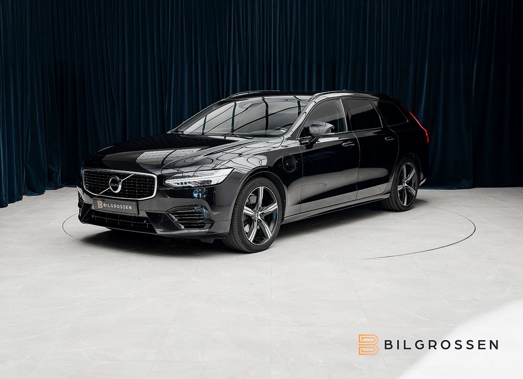 Volvo V90 Recharge T8 AWD 392hk R-Design Voc Drag Pilot Asis