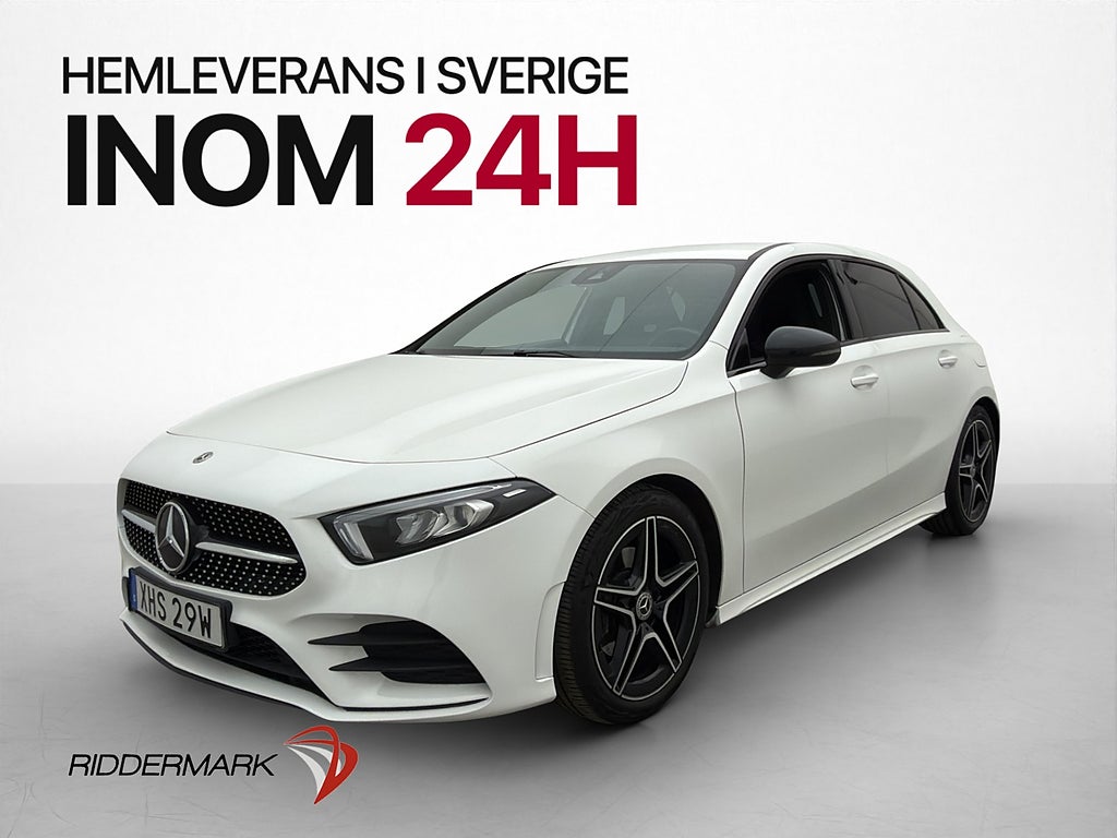 Mercedes-Benz A 180 136hk AMG Line Dragkrok Kamera CarPlay