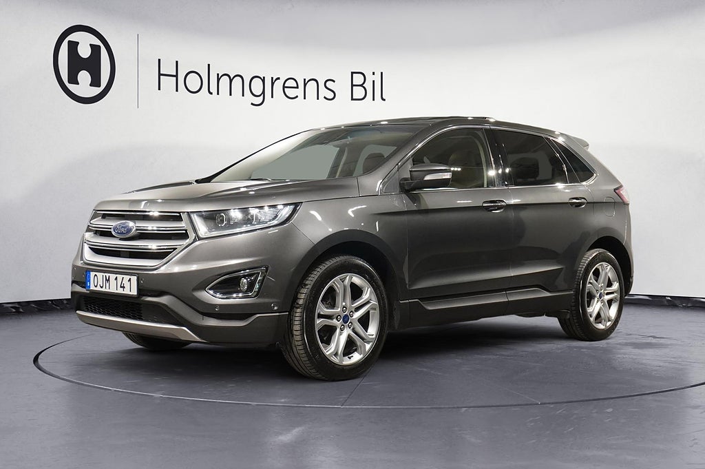 Ford Edge 2.0 TDCi AWD 210hk Aut Titanium Panorama Värmare Drag | Ränta