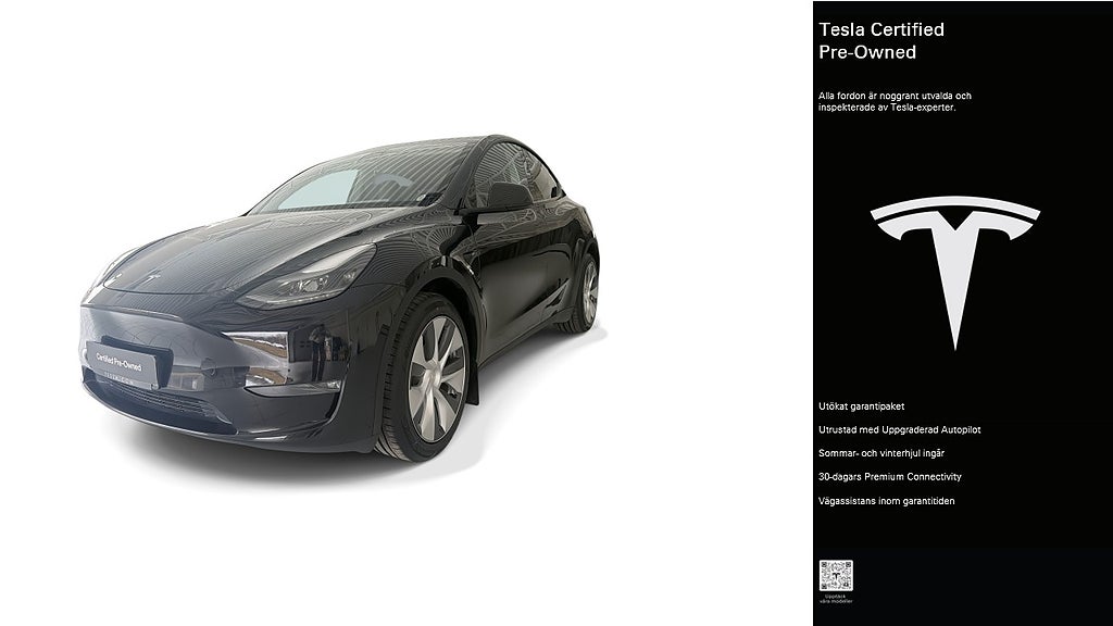 Tesla Model Y Long Range AWD Certified Pre-Owned 3,84% ränta