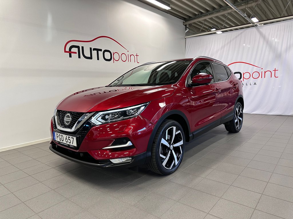 Nissan Qashqai 1.3 DIG-T 160hk Tekna Automat|360°|Navi|*VAT*