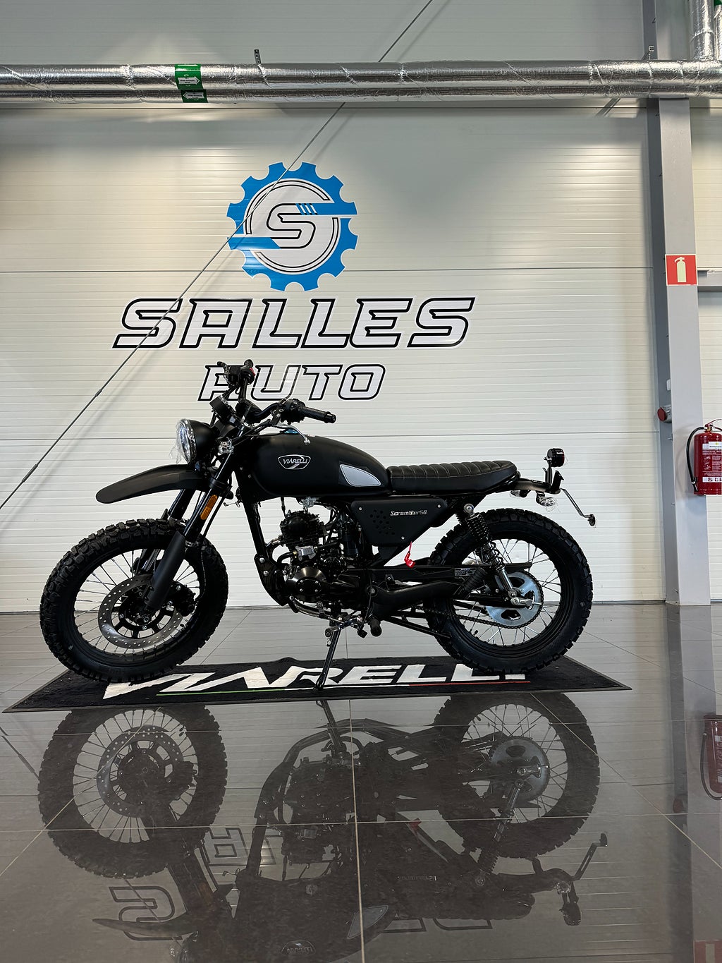 Viarelli Scrambler svart 45 km/h  