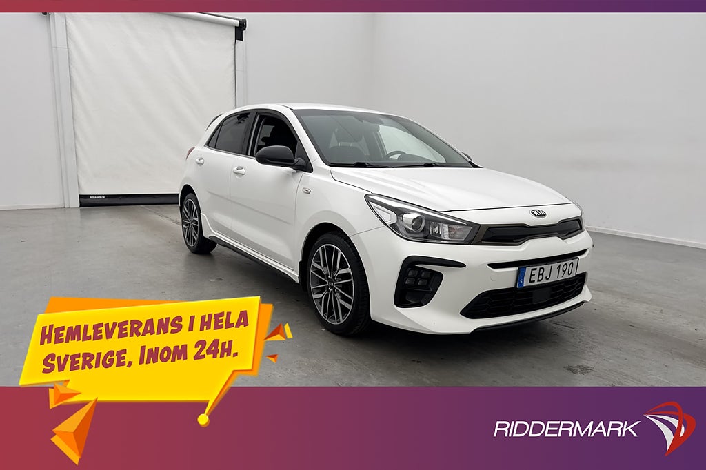 Kia Rio 1.0 120hk GT-Line Kamera CarPlay Rattvärme PSensorer