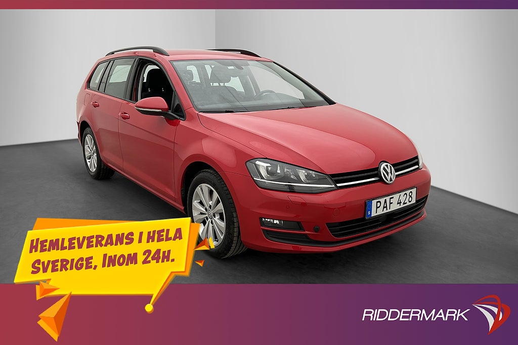 Volkswagen Golf Sportscombi 1.6 TDI 4M Värmare Kamera Drag