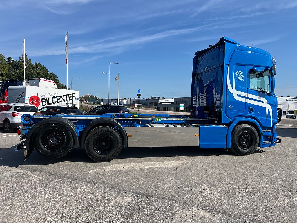 Scania R660 V8 6x2*4 Lastväxlare, ADR, Liftdumper, Euro 6