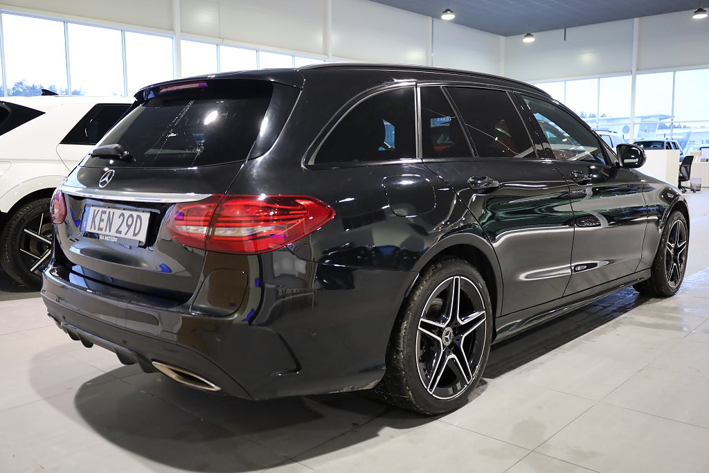 Mercedes-Benz C 300 T e AMG Night-EDT Drag Värmare Kamera Navi