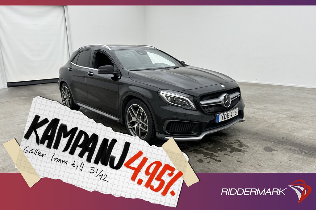 Mercedes-Benz GLA 45 AMG 381hk Backkamera Sk 4,95% Ränta