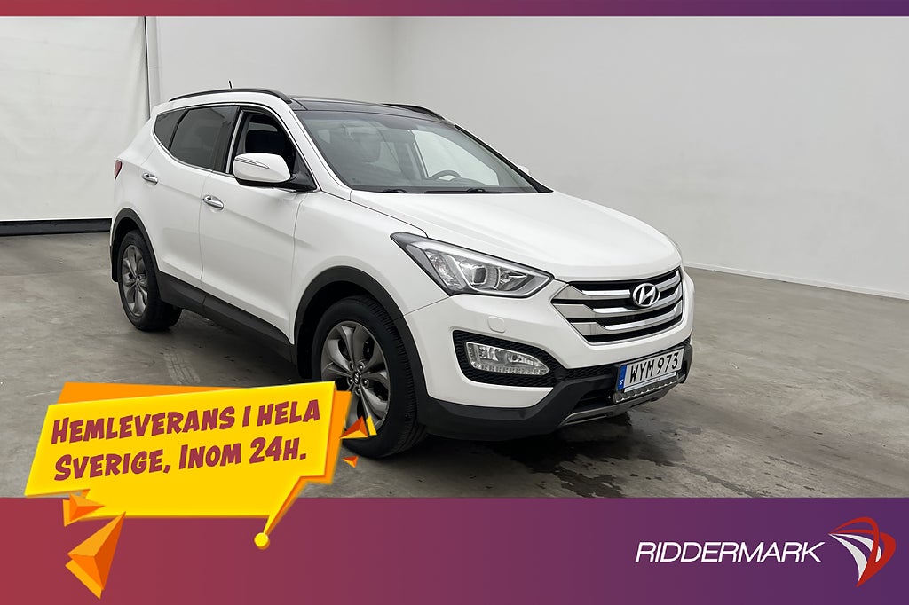 Hyundai Santa Fe 2.2 AWD 197hk Premium Plus Pano Kamera