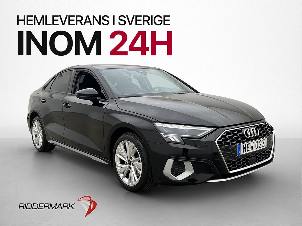 Audi A3 35 TFSI 150hk Proline Sensorer CarPlay