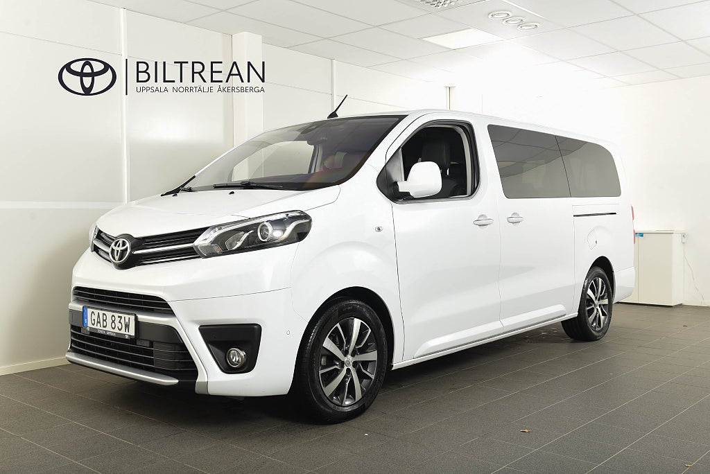Toyota Proace Verso 2.0 D-4D Premium Long 8-sits 180hk Värmare/Vhjul