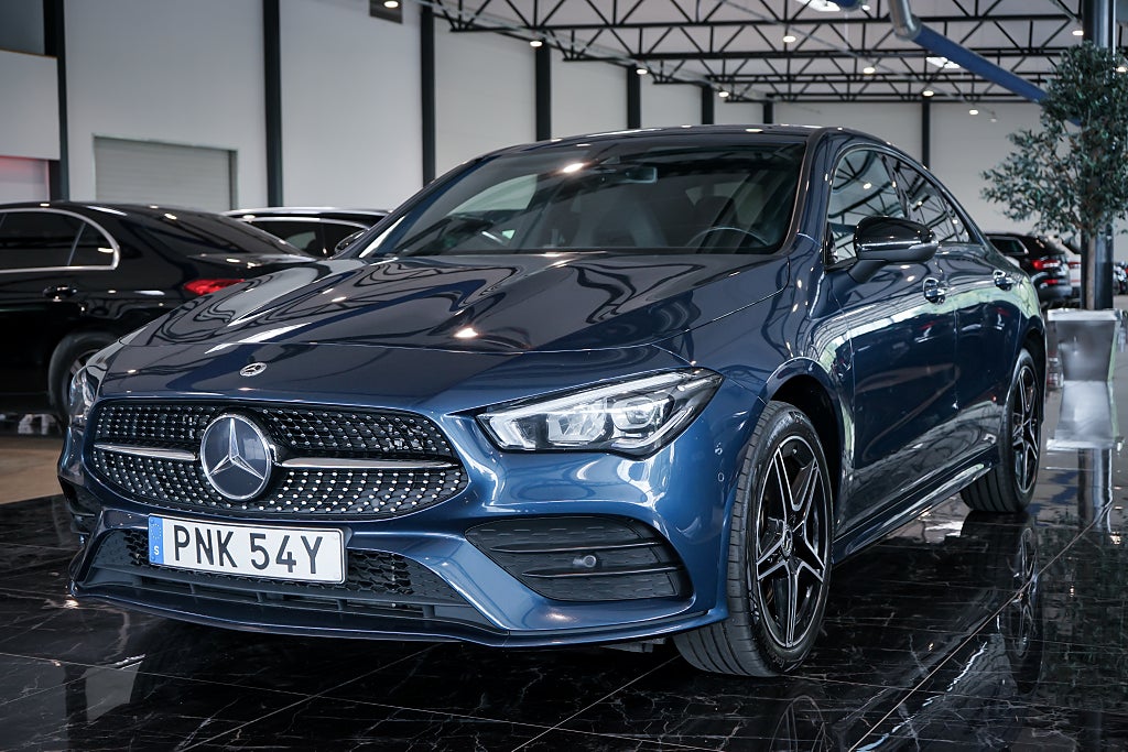 Mercedes-Benz CLA 250 e 8G-DCT AMG Line Panelbelysning Kamera Drag 218hk 