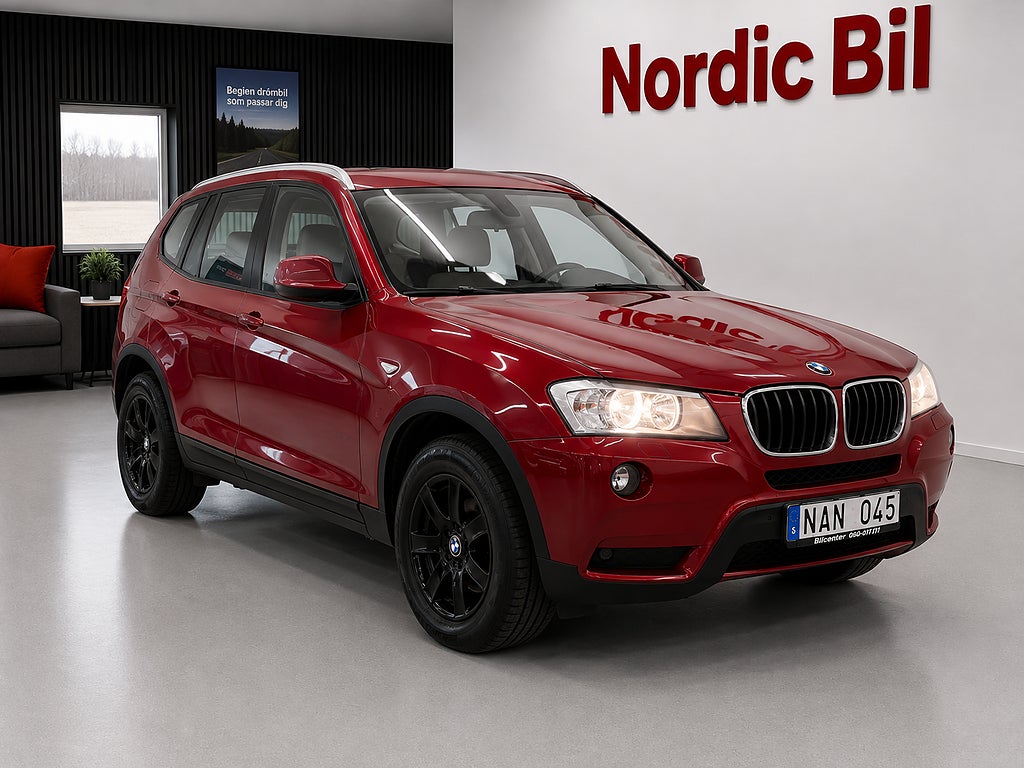 BMW X3 xDrive20i Steptronic 184hk Lågmilad