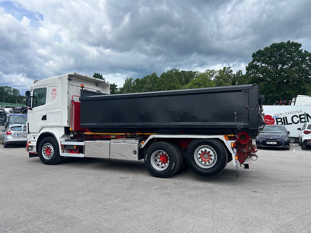 Scania R500 V8 6x2*4 Manuell Växellåda, Lastväxlare inkl flak