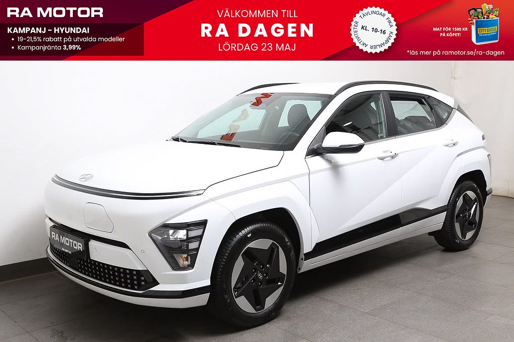 Hyundai Kona EV 65kWh Essential | WLTP 512 km *Lagerbilskampanj