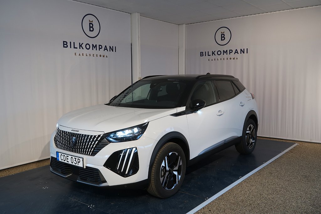 Peugeot 2008 Hybrid GT 136HK Aut Backkamera Dragkrok Apple Carplay