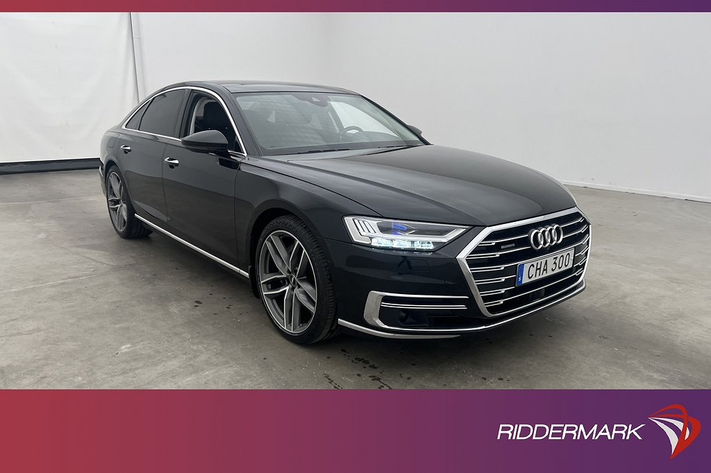 Audi A8 55 TFSI Q 340hk Night-Vision Pano B&O 360° Massage