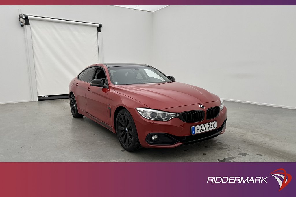 BMW 428 i Gran Coupé 245hk Sport Line M-Ratt Sensorer Skinn