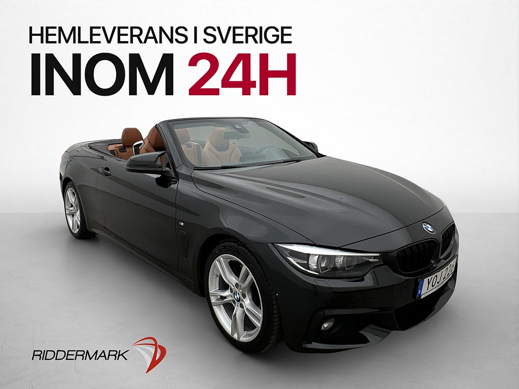 BMW 430 d Convertible 258hk M-Sport HuD H/K Navi Kamera