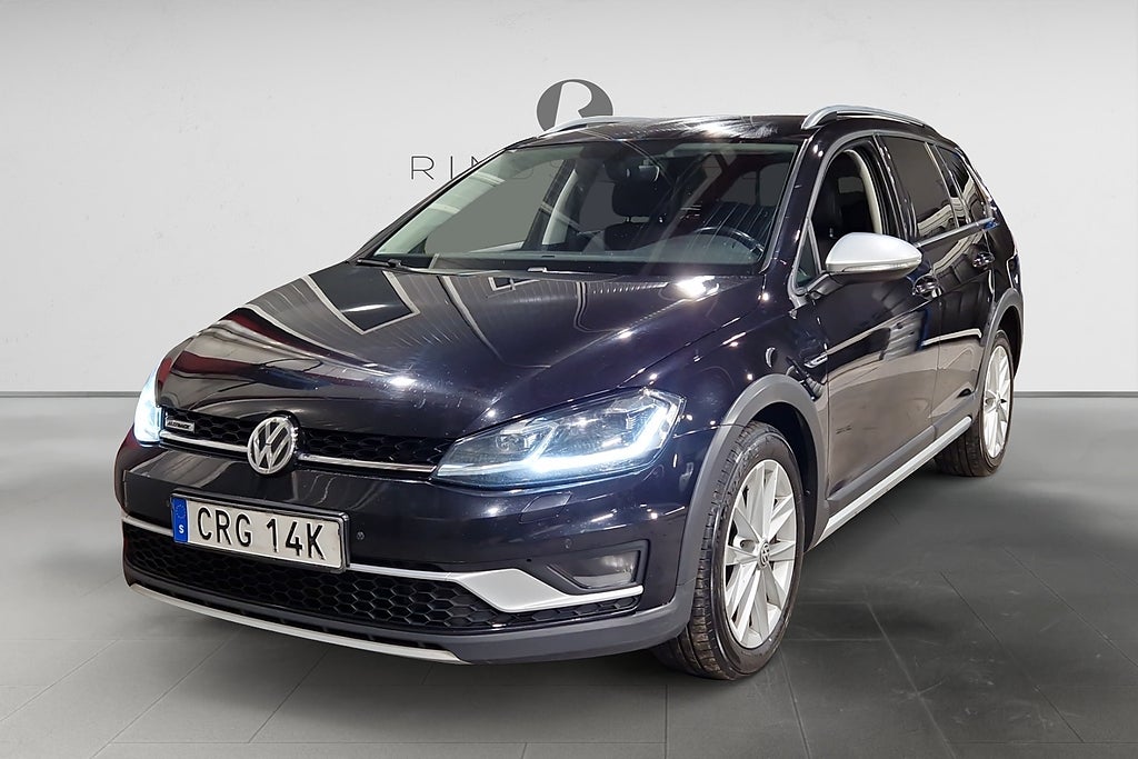 Volkswagen Golf Alltrack 2.0 TDI 184 HK AUT 4M DRAG D-VÄRM BACKKAMERA PDC LED 0,45l/MIL