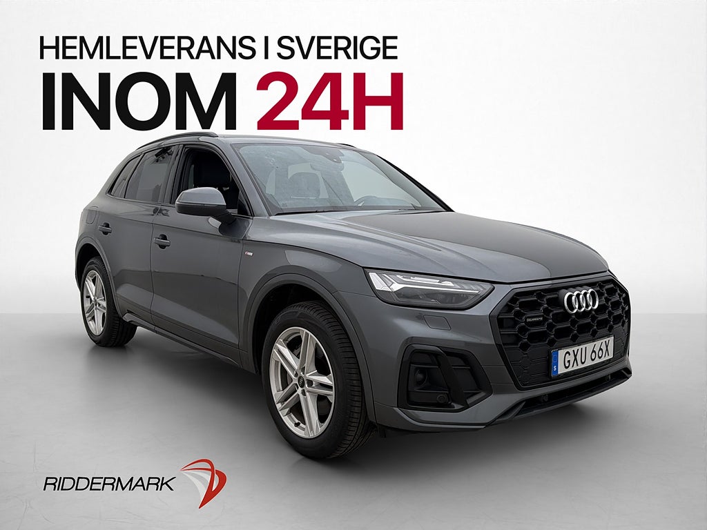 Audi Q5 55 TFSI e Q. S line Svart Optik Cockpit Drag 367hk