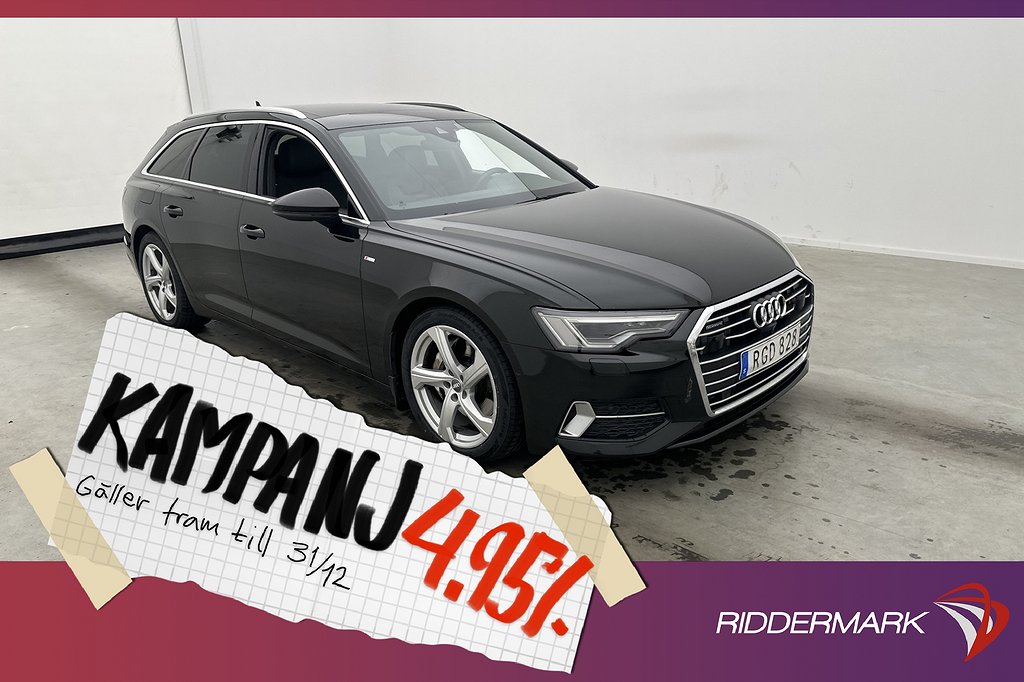 Audi A6 Avant 45 TDI Q S-Line Pano Cockpit Matr 4,95% Ränta