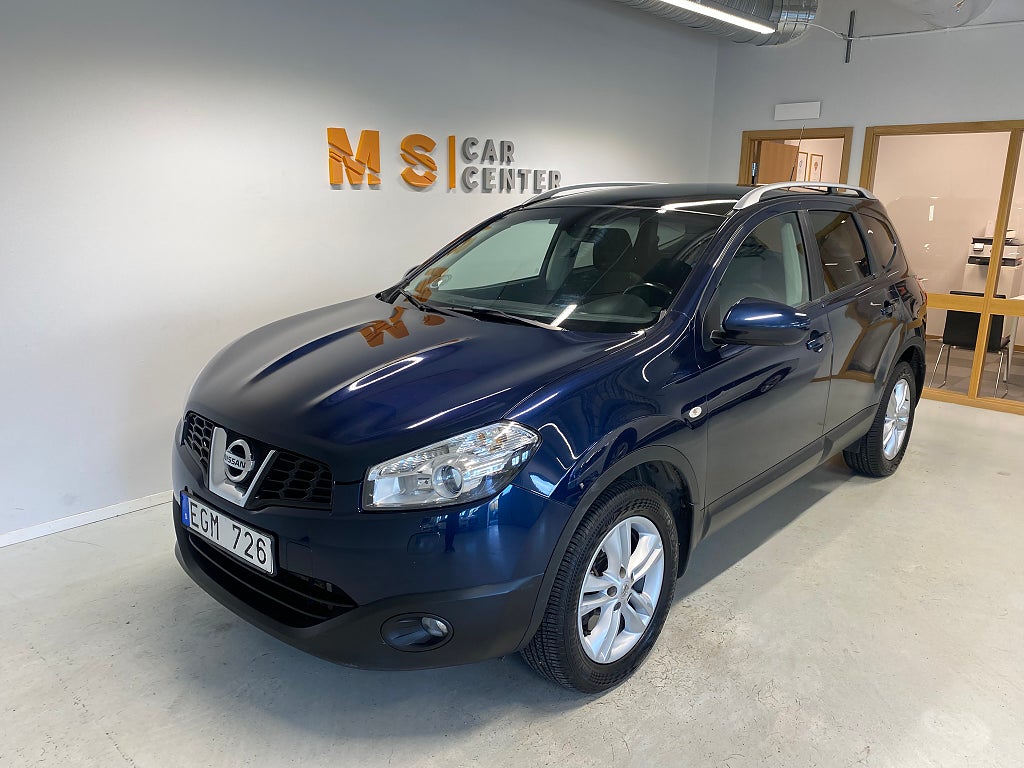 Nissan Qashqai+2 1.6dCi  7-sits Drag Pano B-kamera 0% RÄNTA