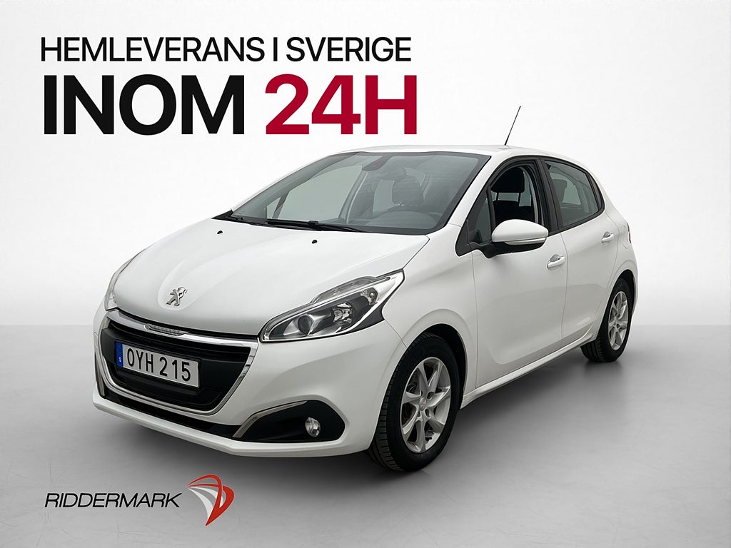 Peugeot 208 1.2 PureTech 82hk Active Farthållare Två-Brukare