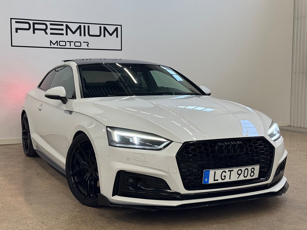 Audi A5 Coupé 2.0 TFSI Q  S Line, Matrix, Pano *SE UTR* 252hk