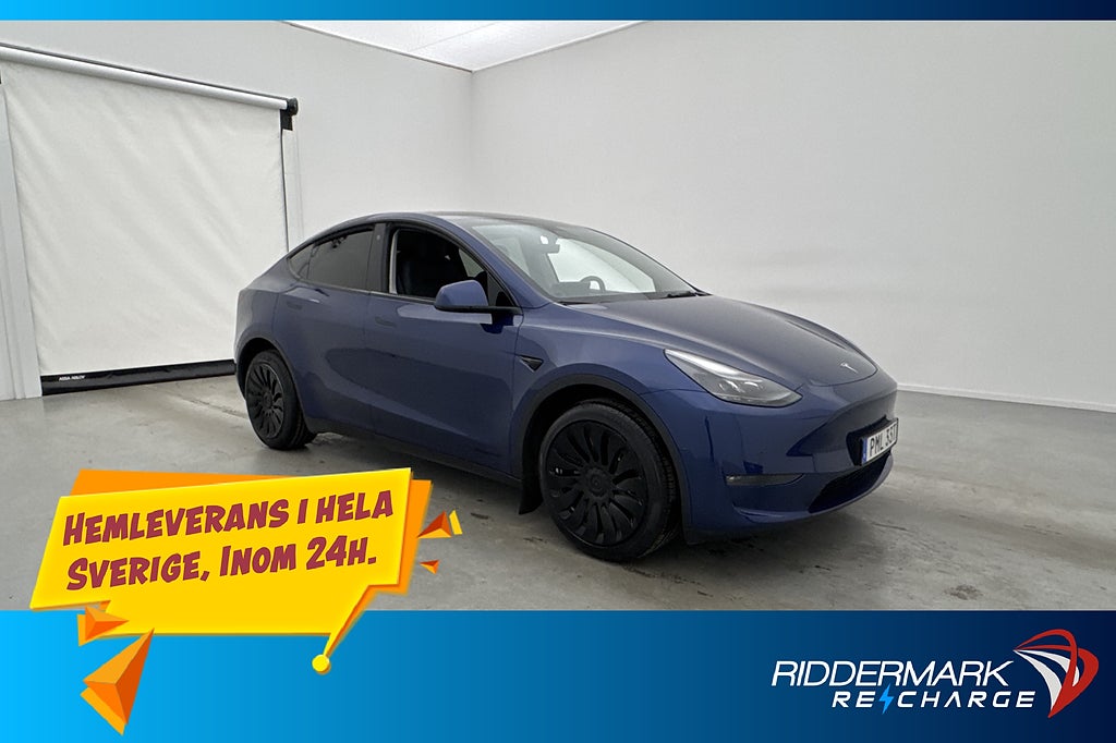 Tesla Model Y Long Range 514hk AWD Pano Autopilot Svensksåld