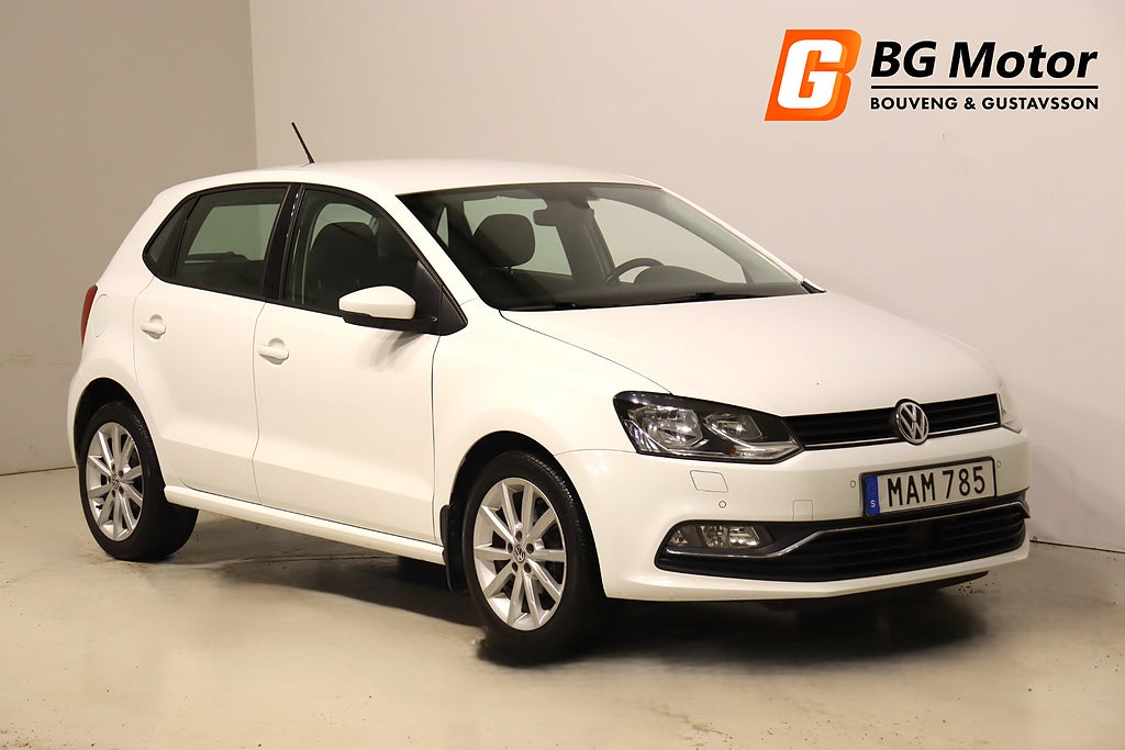 Volkswagen Polo 5-dörrar 1.2TSI 90HK BMT PDC/Bluetooth/Nyservad