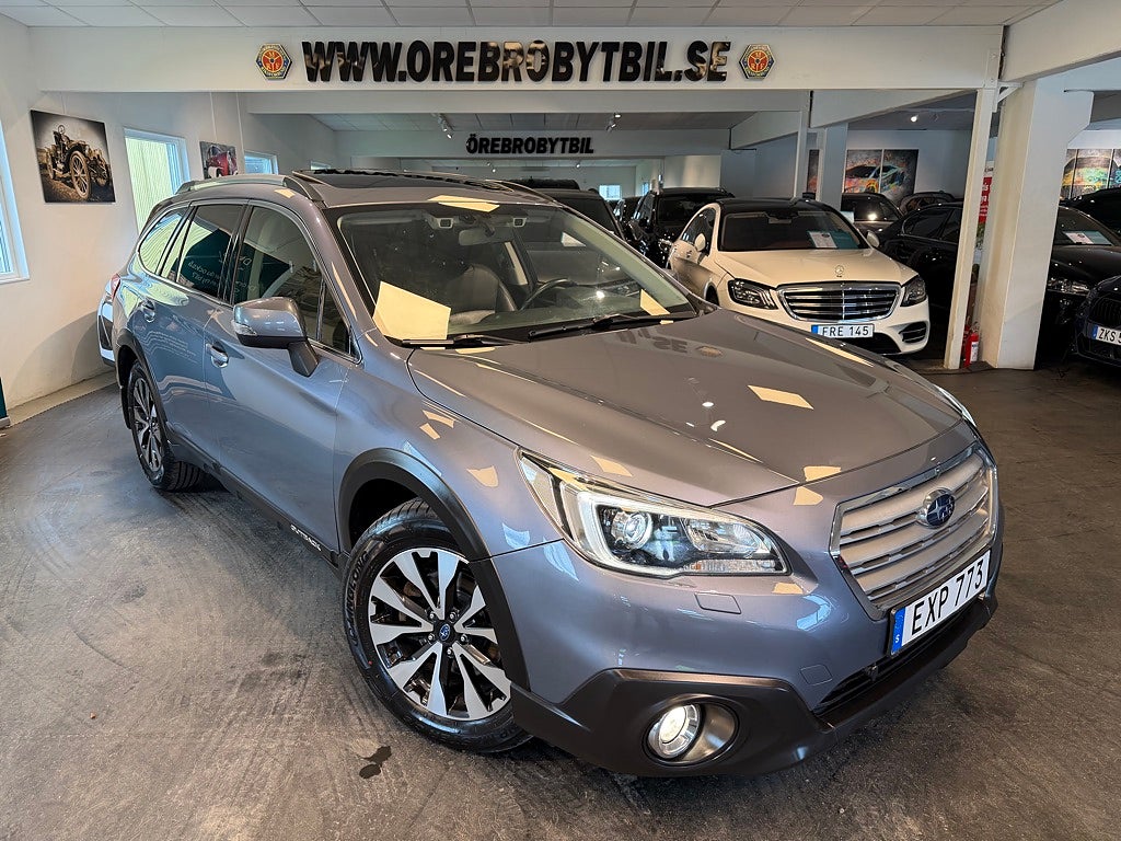 Subaru Outback 2.0 4WD Aut Drag H/K M-värmare T-lucka B-kamera Skinn