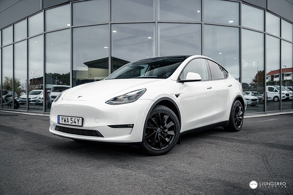 Tesla Model Y Long Range AWD 514hk / Dragkrok