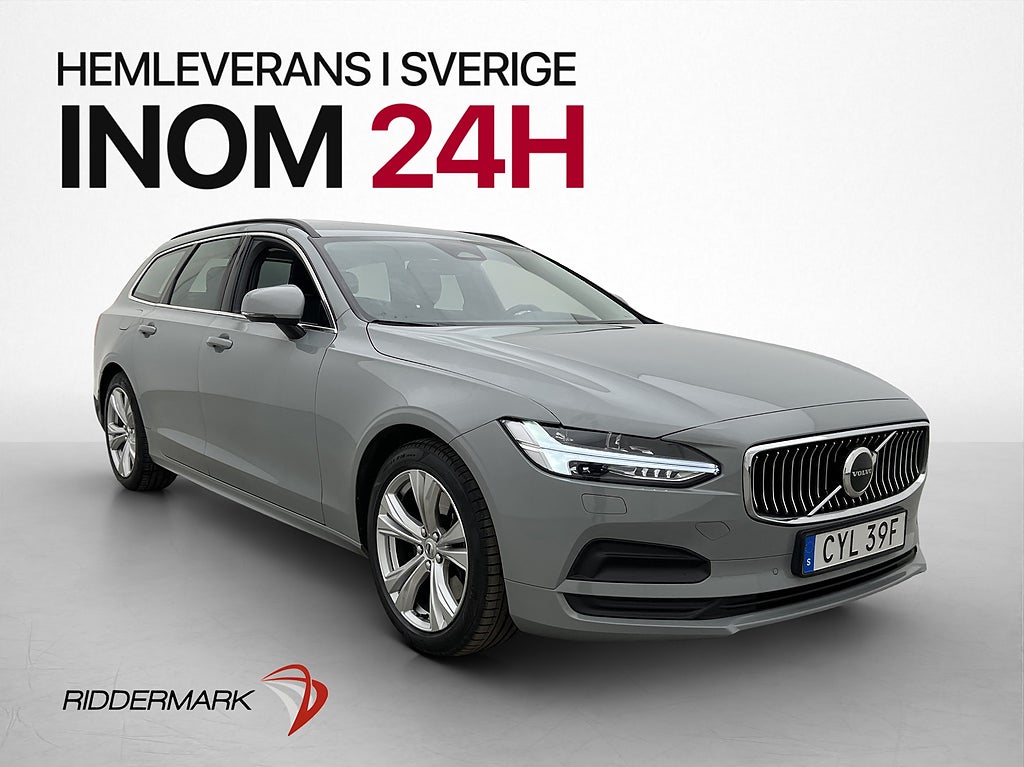 Volvo V90 B4 Core Värm Kamera Skinn Elstol CarPlay  Drag