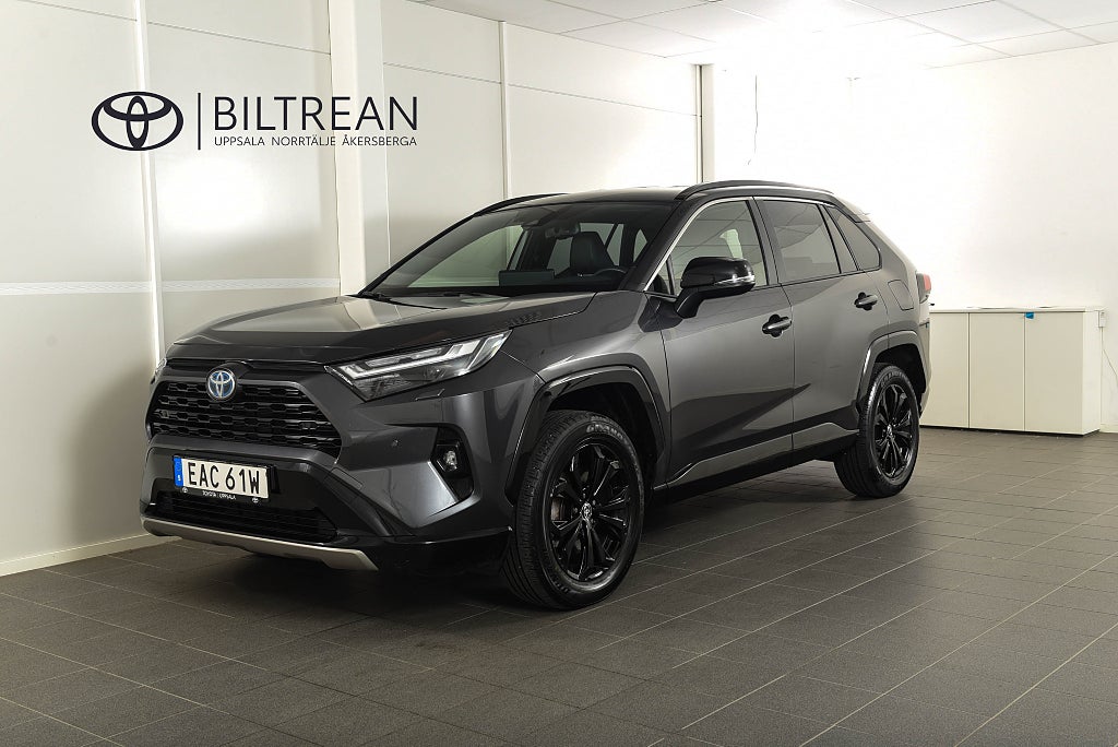Toyota RAV4 2.5 Elhybrid AWD Style Dragkrok Backkamera Carplay 