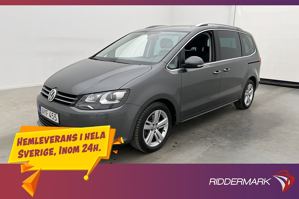 Volkswagen Sharan 2.0 TDI 4M GT 7-Sits Värmare Eldörrar Drag