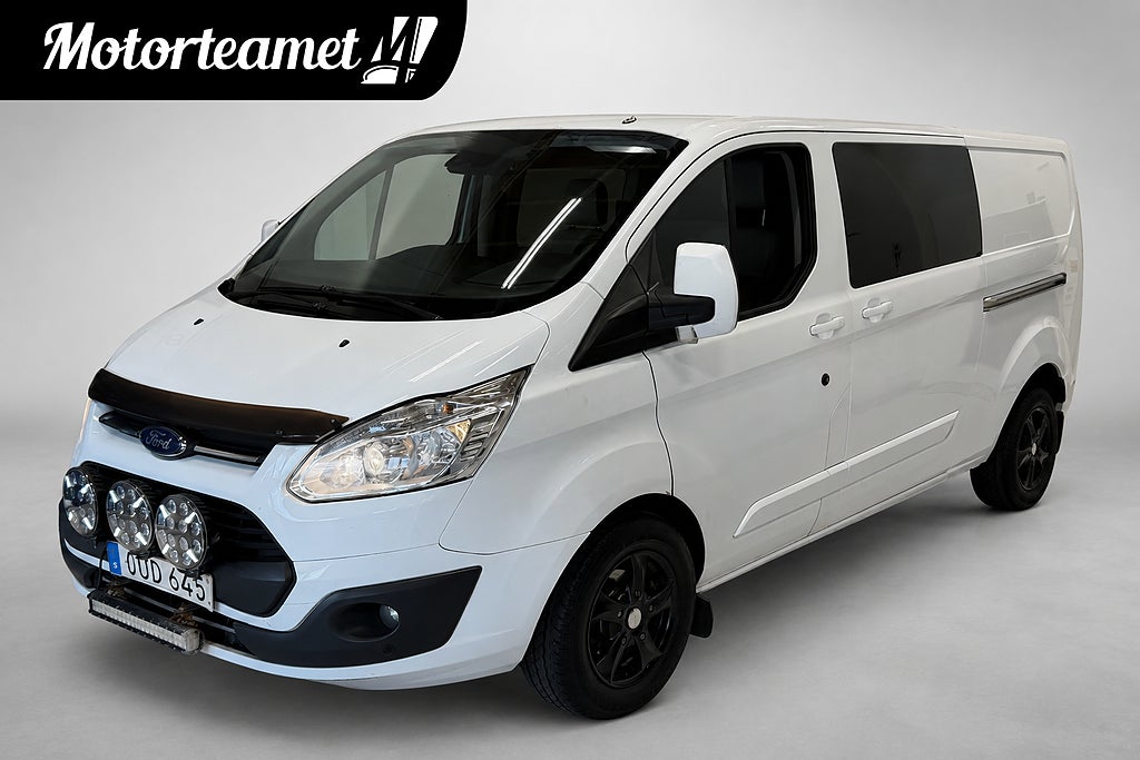 Ford Transit Custom Crew Van 310 2.0 TDCi 5-Sits Skinn Drag D-värm Du
